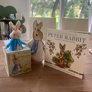 Peter Rabbit Book and Plush Set